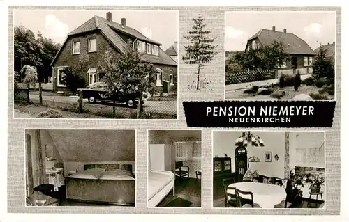 AK / Ansichtskarte 73877604 Neuenkirchen_Lueneburger_Heide Pension Niemeyer Gaststube Zimmer Stiller Winkel Neuenkirchen_Lueneburger