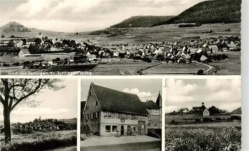 AK / Ansichtskarte  Seitingen-Oberflacht Panorama Baeckerei Josef Zepf Seitingen-Oberflacht