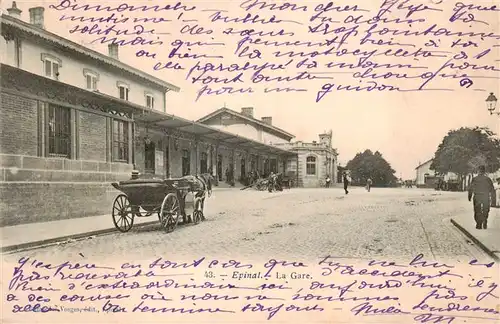 AK / Ansichtskarte  Epinal_88_Vosges La Gare 