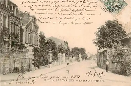 AK / Ansichtskarte  Les_Vallees_La_Garenne_92-Colombes La rue des Peupliers 