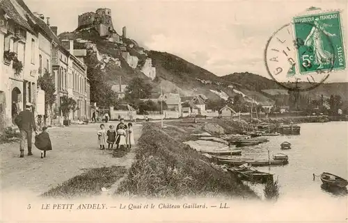 AK / Ansichtskarte  Andelys_Les_27_Eure Le Quai et le Chateau Gaillard 