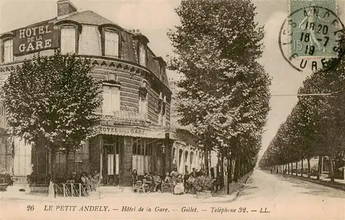 AK / Ansichtskarte  Le_Petit_Andely Hotel de la Gare Gillet Le_Petit_Andely