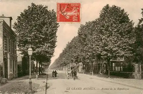 AK / Ansichtskarte  Le_Grand_Andely Avenue de la Republique 