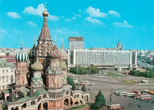 AK / Ansichtskarte 73877734 Moskau_Moscou Moskauer Kathedrale der Fuerbitte Moskau Moscou