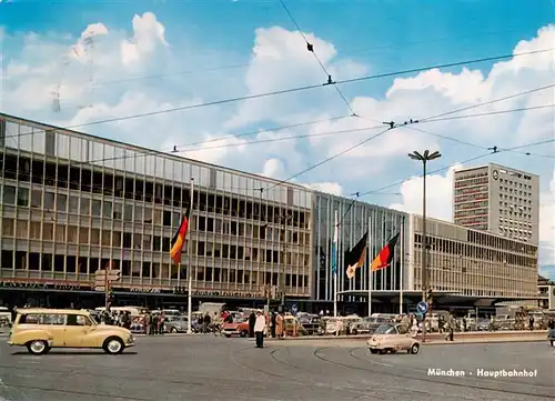 AK / Ansichtskarte  Muenchen Hauptbahnhof Muenchen