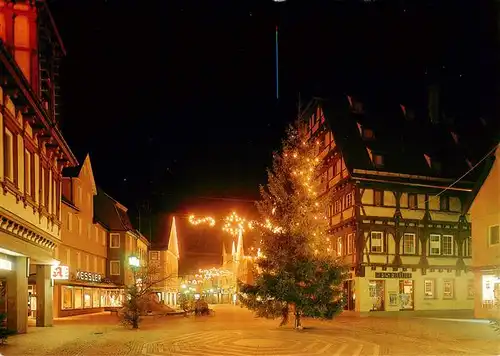 AK / Ansichtskarte  Geislingen__Steige Ortsmotiv an Weihnachten 