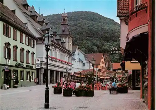 AK / Ansichtskarte 73877823 Geislingen__Steige Hauptstrasse Fussgaengerzone mit altem Rathaus 