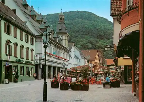 AK / Ansichtskarte  Geislingen__Steige Hauptstrasse Fussgaengerzone mit altem Rathaus 