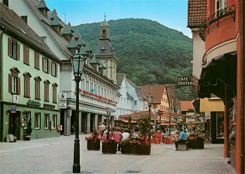 AK / Ansichtskarte  Geislingen__Steige Hauptstrasse Fussgaengerzone mit altem Rathaus 