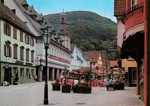 AK / Ansichtskarte  Geislingen__Steige Hauptstrasse Fussgaengerzone mit altem Rathaus 