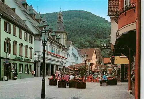 AK / Ansichtskarte 73877827 Geislingen__Steige Hauptstrasse Fussgaengerzone mit altem Rathaus 