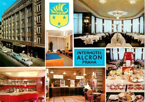 AK / Ansichtskarte  Praha_Prahy_Prague Interhotel Alcron Gastraeume Bar Zimmer Praha_Prahy_Prague
