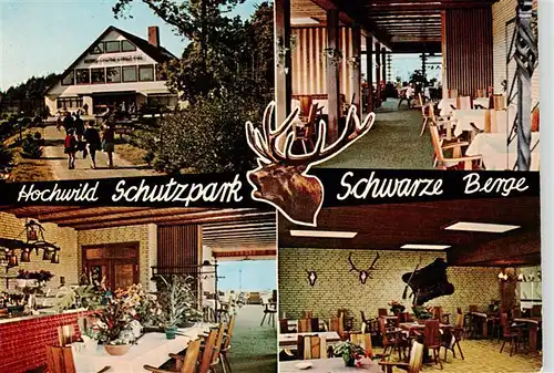 AK / Ansichtskarte  Vahrendorf_Siedlung Hochwild Schutzpark Schwarze Berge Restaurant Gastraeume Vahrendorf Siedlung