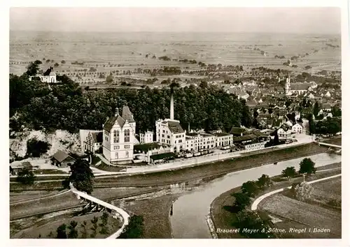 AK / Ansichtskarte  Riegel_Kaiserstuhl Brauerei Meyer und Soehne Riegel_Kaiserstuhl