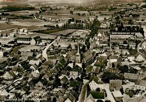 AK / Ansichtskarte  Raesfeld Fliegeraufnahme Raesfeld