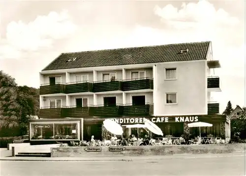AK / Ansichtskarte 73877998 Unter_Uhldingen_Unteruhldingen_Bodensee Café Pension Knaus Konditorei 