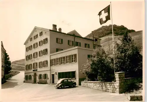 AK / Ansichtskarte  Bivio Hotel Post Schweizer Flagge Bivio