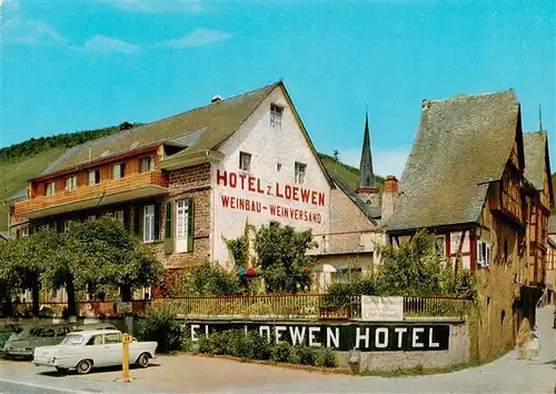 AK / Ansichtskarte  Ediger_Mosel Hotel zum Loewen Weinhaus Ediger Mosel