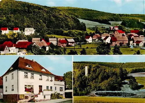 AK / Ansichtskarte  Wallenstein Panorama Haus Zinn Freibad Wallenstein