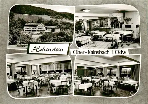 AK / Ansichtskarte  Ober-Kainsbach_Reichelsheim Gasthaus Hohenstein Gastraeume 