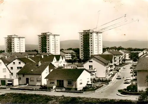 AK / Ansichtskarte  Rastatt Hochhaeuser an der Danziger Strasse Rastatt