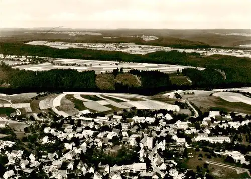 AK / Ansichtskarte  Spielberg_Altensteig Fliegeraufnahme Spielberg_Altensteig