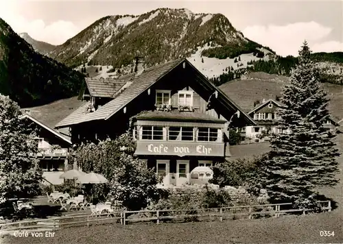 AK / Ansichtskarte  Hinterstein_Bad_Hindelang Café von Ehr Tagescafé Allgaeuer Alpen Hinterstein_Bad_Hindelang