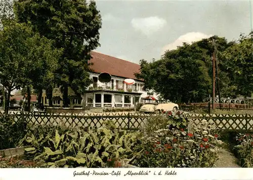 AK / Ansichtskarte 73878173 Fuessen_Allgaeu Gasthof Pension Café Alpenblick in der Hehle Historischer Gasthof Fuessen Allgaeu