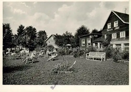 AK / Ansichtskarte  Bielstein_Wiehl Gaststaette Haus Idel Garten Luftkurort 