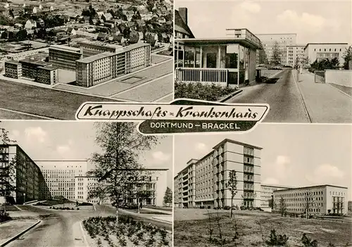 AK / Ansichtskarte 73878233 Brackel_Dortmund Knappschafts-Krankenhaus Luftaufnahme Brackel Dortmund