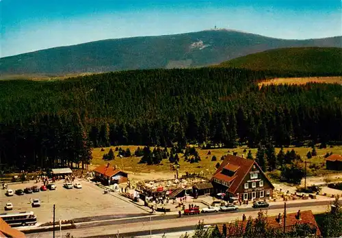 AK / Ansichtskarte  Torfhaus_Altenau_Harz Sporthotel Brockenblick Fliegeraufnahme 