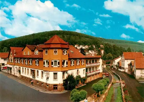 AK / Ansichtskarte  Zell_Odenwald Gasthaus Pension Zur Krone Zell Odenwald