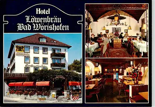 AK / Ansichtskarte 73878262 Bad_Woerishofen Hotel Loewenbraeu Gastraeume Braeustuben Bad_Woerishofen