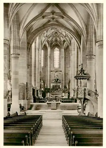 AK / Ansichtskarte 73878333 Schwaebisch_Hall St Michaeliskirche Inneres Schwaebisch Hall