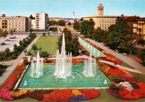 AK / Ansichtskarte 73878348 Karlsruhe_Baden Wasserspiele Schlossgarten Karlsruhe_Baden