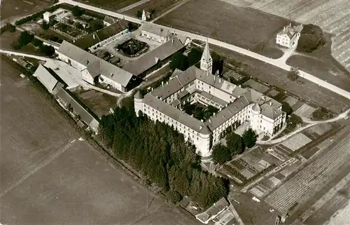 AK / Ansichtskarte  Lohhof_Schwaben Kloster St Joseph Fliegeraufnahme Lohhof Schwaben