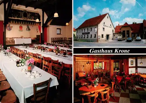 AK / Ansichtskarte  Anselfingen Gasthaus Krone Gastraeume Anselfingen