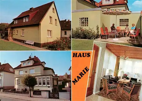 AK / Ansichtskarte 73878375 Bad_Nenndorf Haus MarieTerrasse Gaststube Bad_Nenndorf