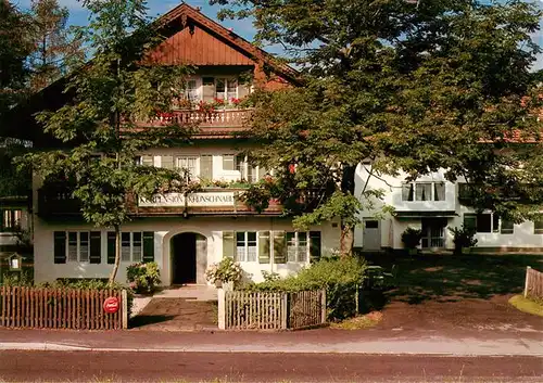 AK / Ansichtskarte  Bad_Heilbrunn Kurpension und Gaestehaus Kronschnabl Bad_Heilbrunn