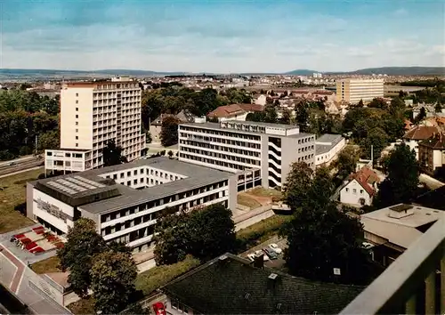 AK / Ansichtskarte  Giessen__Lahn Blick vom Dachcafe auf das Behoerdenzentrum 