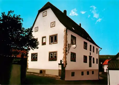 AK / Ansichtskarte 73878418 Wuestensachsen_Rhoen_Ehrenberg Gasthof Pension Zum Hirschen 