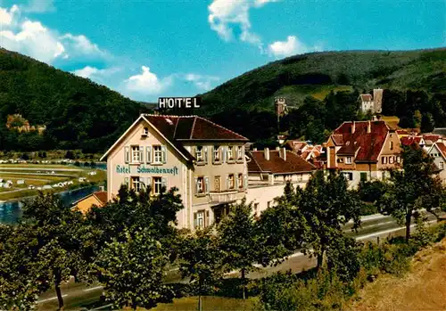 AK / Ansichtskarte  Neckarsteinach Hotel Schwalbennest Neckarsteinach