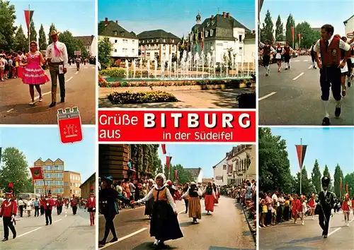 AK / Ansichtskarte  Bitburg Internationales Grenzlandtreffen Teilansichten Bitburg