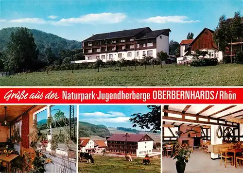 AK / Ansichtskarte  Oberbernhards Naturpark Jugendherberge Gastraeume Oberbernhards