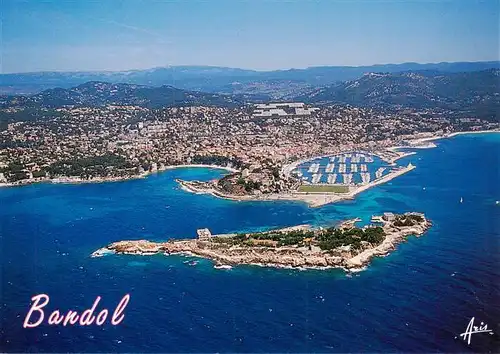 AK / Ansichtskarte  Bandol_83-sur-Mer Ile de Bendor Fliegeraufnahme 