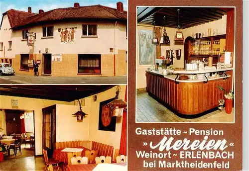 AK / Ansichtskarte 73878543 Erlenbach_Marktheidenfeld Gaststaette Pension Mereien Erlenbach_Marktheidenfeld