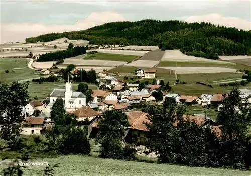 AK / Ansichtskarte  Prackenbach Ortsansicht mit Kirche Prackenbach