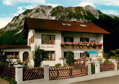 AK / Ansichtskarte  Oberstdorf Fremdenheim Dressler Alpen Oberstdorf