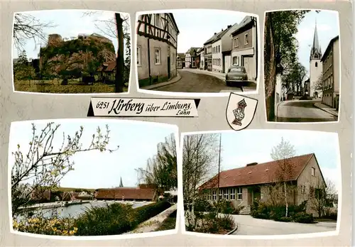 AK / Ansichtskarte  Kirberg Teilansichten Ortszentrum Kirche Freibad Kirberg