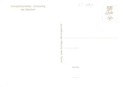 AK / Ansichtskarte  Unterpfaffenhofen Ortsansichten Kirche Panorama Luftaufnahme Unterpfaffenhofen